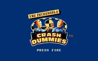The Incredible Crash Test Dummies title screen