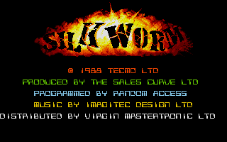 Atari ST Silkworm title screen
