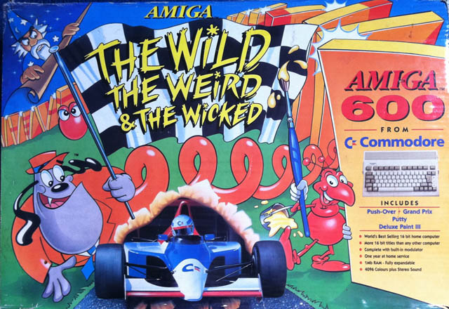 The Wild, the Weird and the Wicked Amiga 600 bundle featuring Pushover