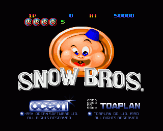Snow Bros title