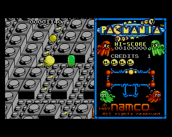 Pac-Mania Atari ST in-game screen