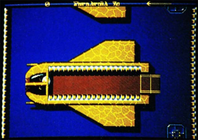 Extra features are being added to the Amiga version. Seen here is a shuttle.