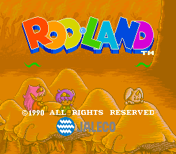 Rod-Land Arcade title